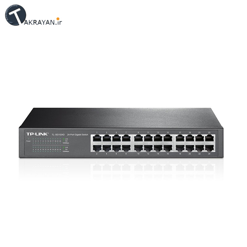 TP-LINK TL-SG1024D 24-Port Gigabit Desktop/Rackmount Switch